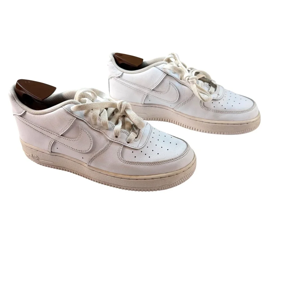 Nike Air Force 1 Low White Sneakers Youth Size 7Y
